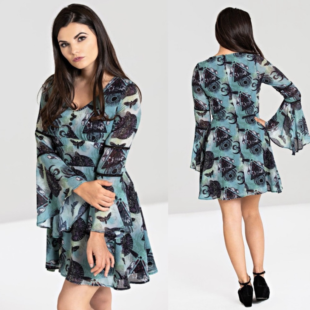 Hell Bunny Alchemy by Spin Doctor After Death Mini Dress